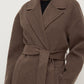 Ivy Wool Coat Cocoa Marle