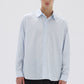 Juni Long Sleeve Shirt - Blue/White