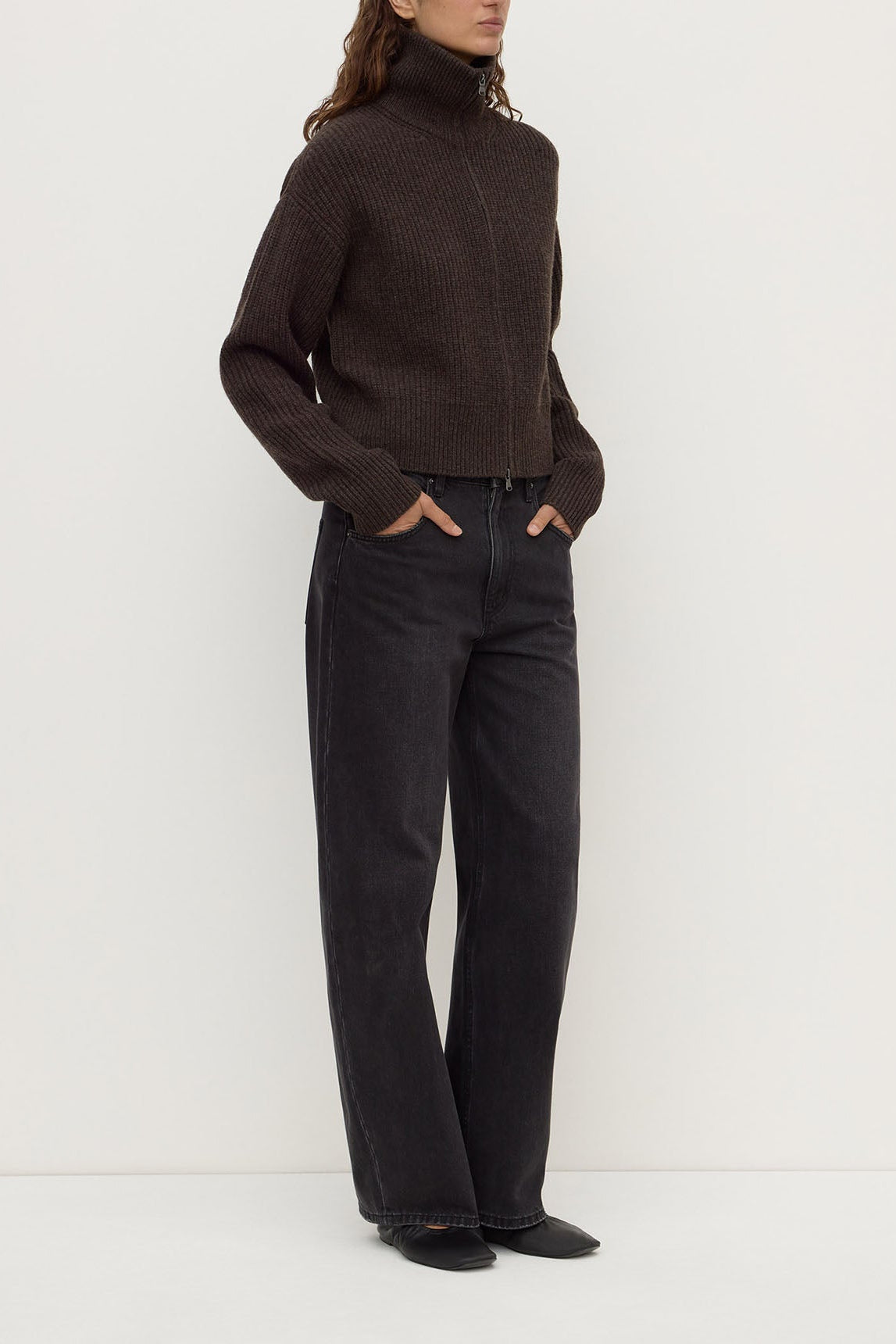 Kaia Wool Zip Sweater