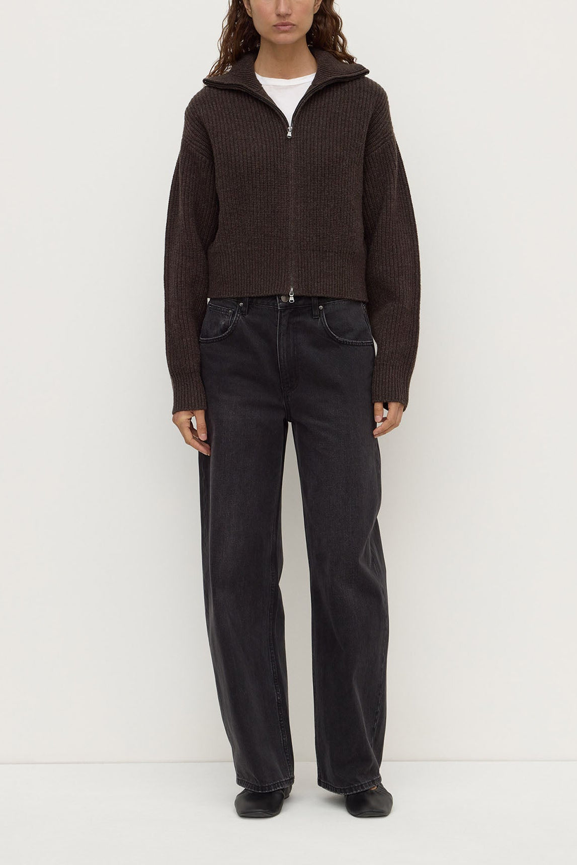 Kaia Wool Zip Sweater