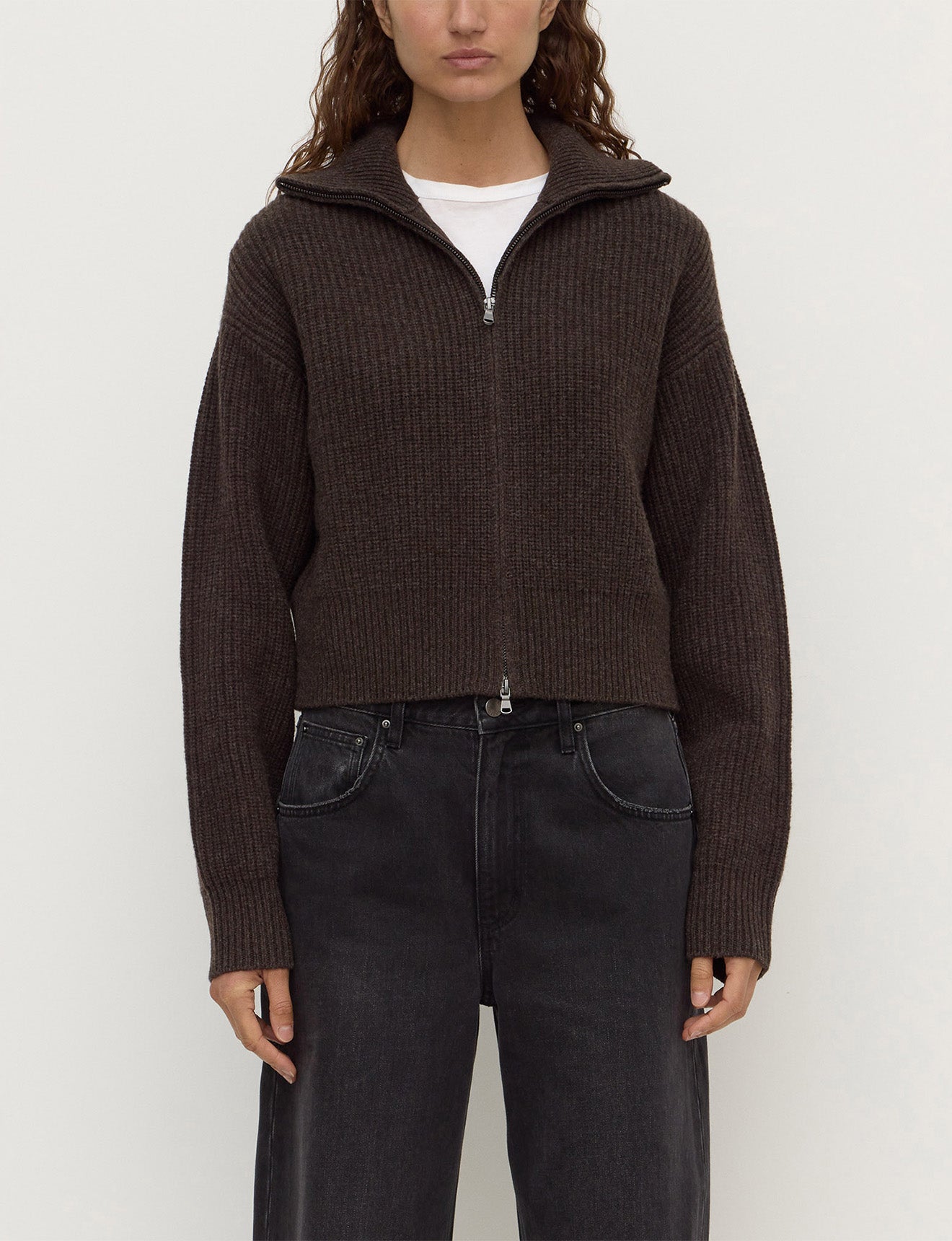 Kaia Wool Zip Sweater