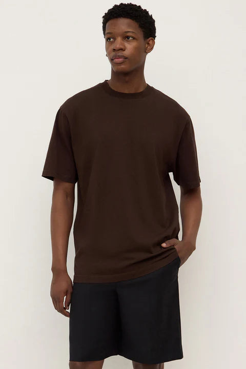 Knox Organic O/S Tee - Ganache