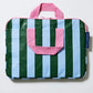 Laptop Case - Green Blue Stripe