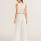 Nerida Straight Leg Pant - Ivory