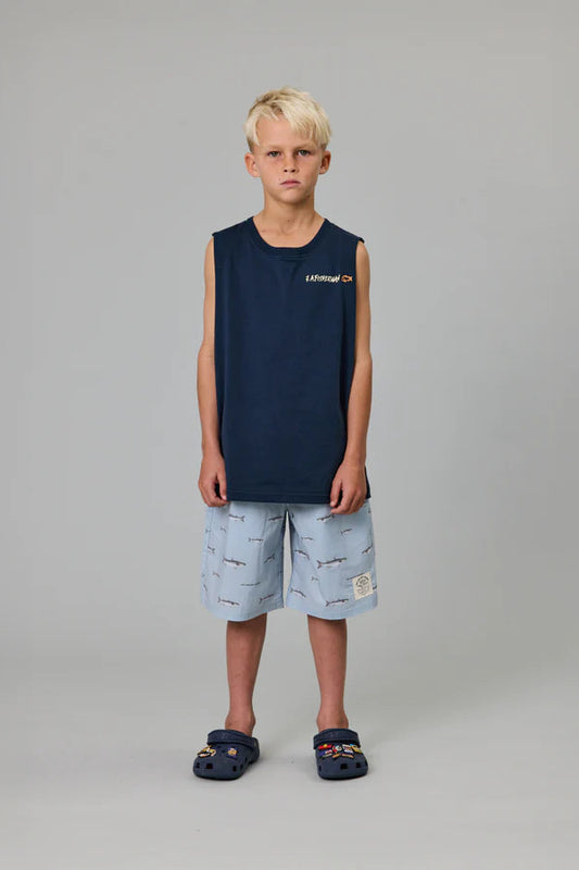 Mini J.A.F Tank - Navy