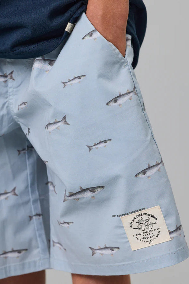 Mini Mullet Short - Blue
