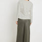 Bliss Linen Midi Skirt - Khaki