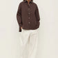 Marigold Poplin Long Sleeve Shirt - Ganache