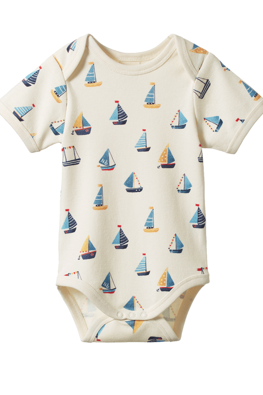 Short Sleeve Bodysuit - Regata