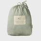 Fitted Sheet Jersey Cot - Nettle Pinestripe