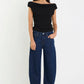 Graduate Dark Blue Stretch Barrel Jean