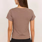 Observe Mocha Baby Tee