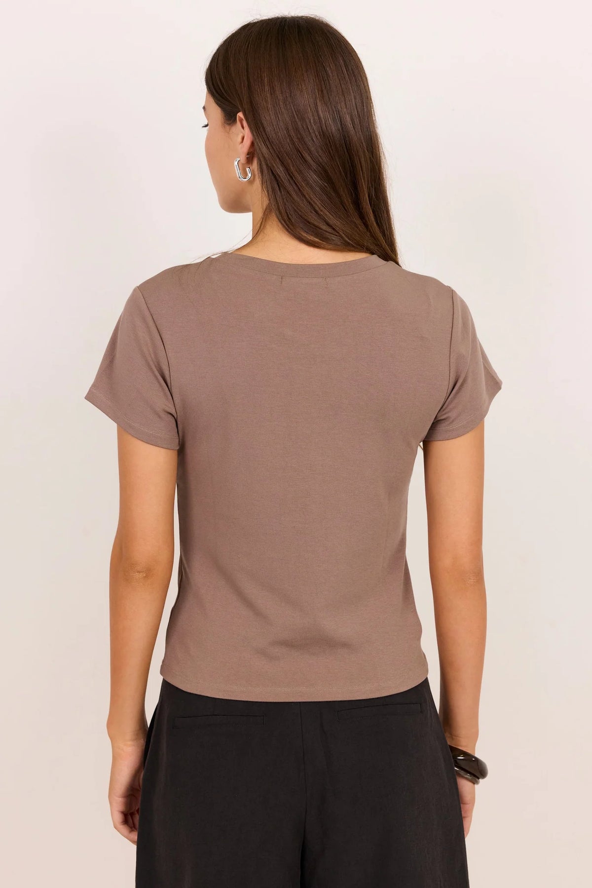 Observe Mocha Baby Tee