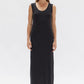 Penelope Jersey Midi Dress - Black