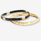 Bracelet - Glass Bead Duo Black / Gold
