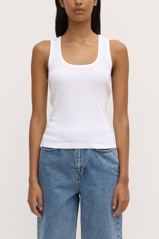 Robyn Scoop Neck Rib Tank