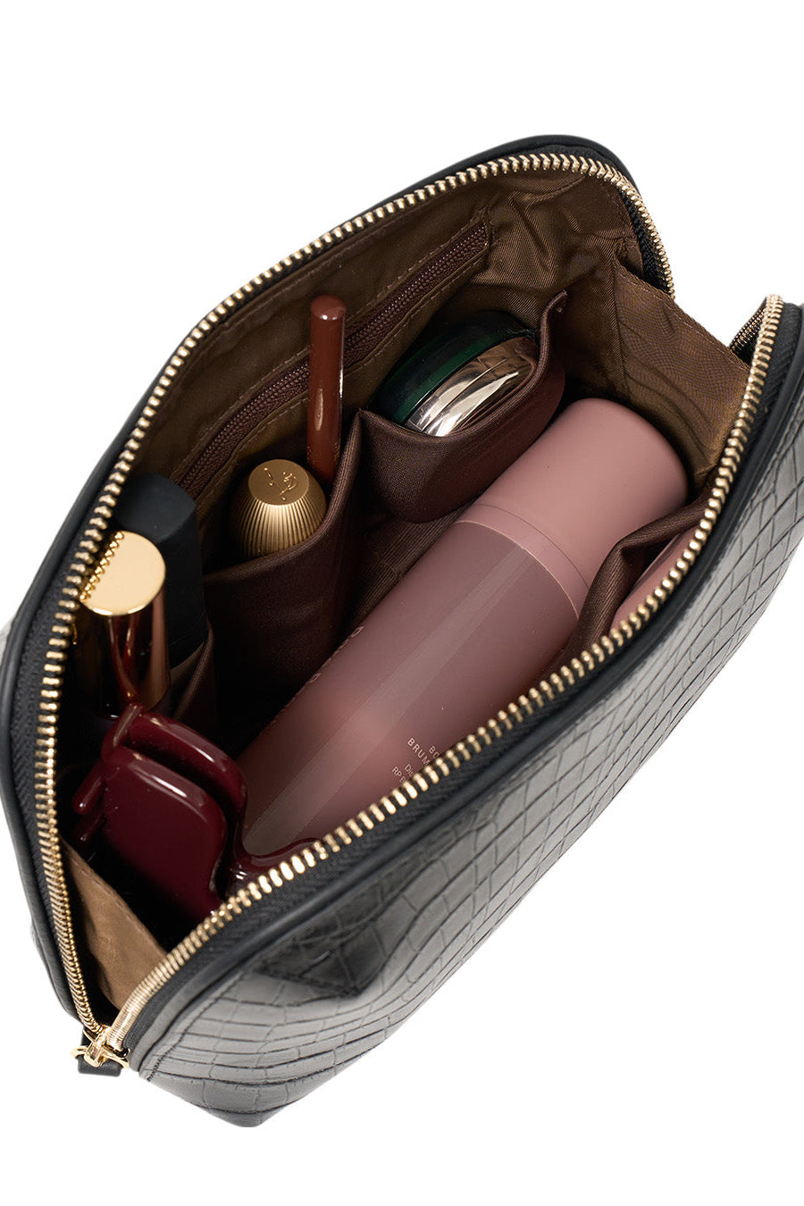 Tate Tech Pouch Black Croc