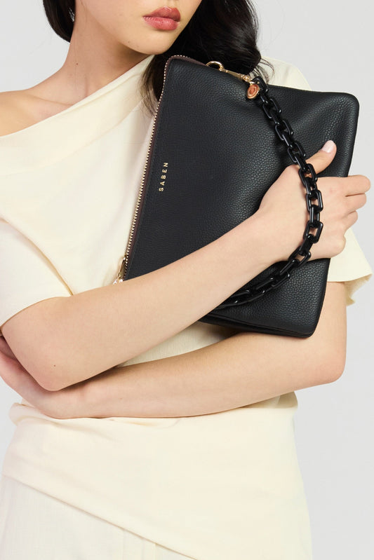 Matilda Crossbody Black Tonal