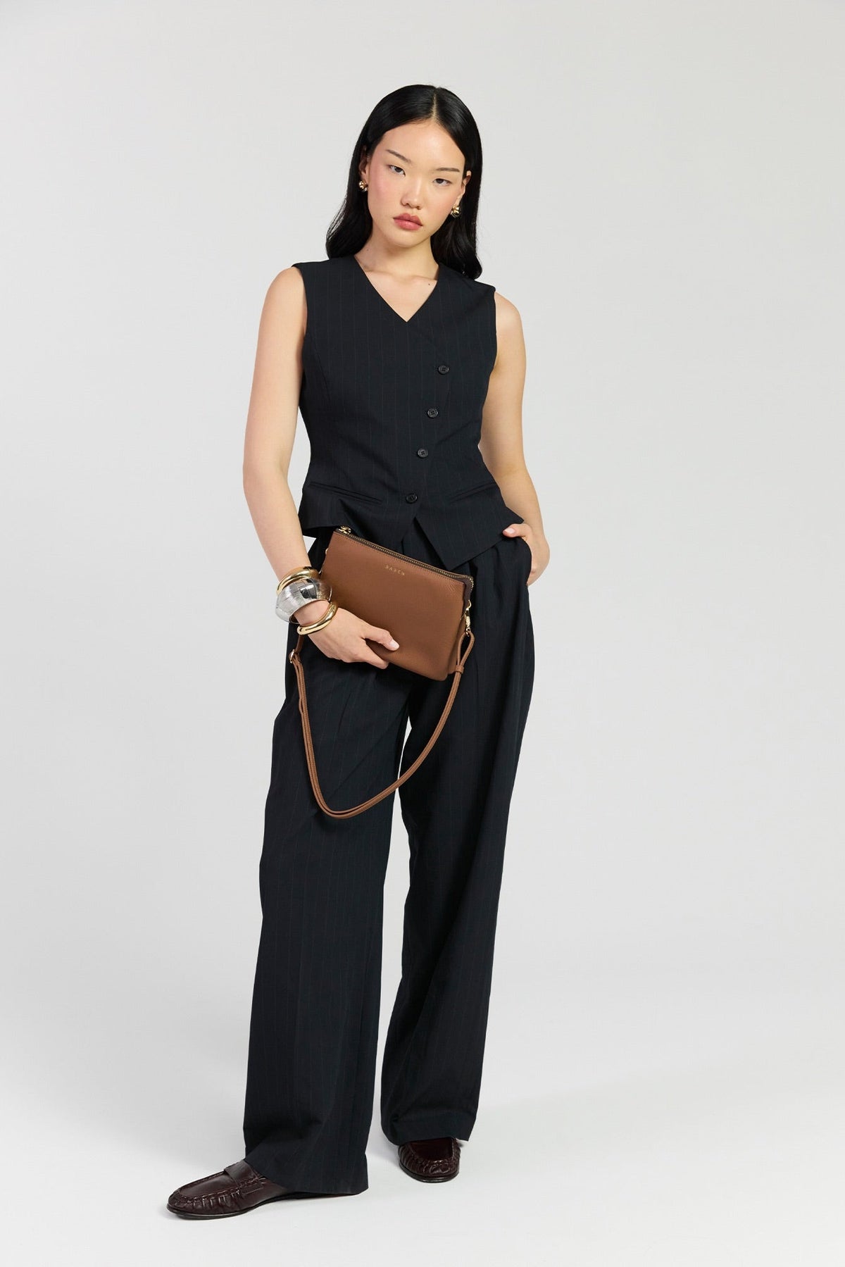 Tilly's Big Sis Crossbody Tan