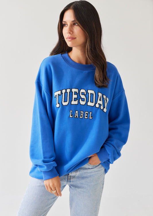 Sporty Sweatshirt - Blue