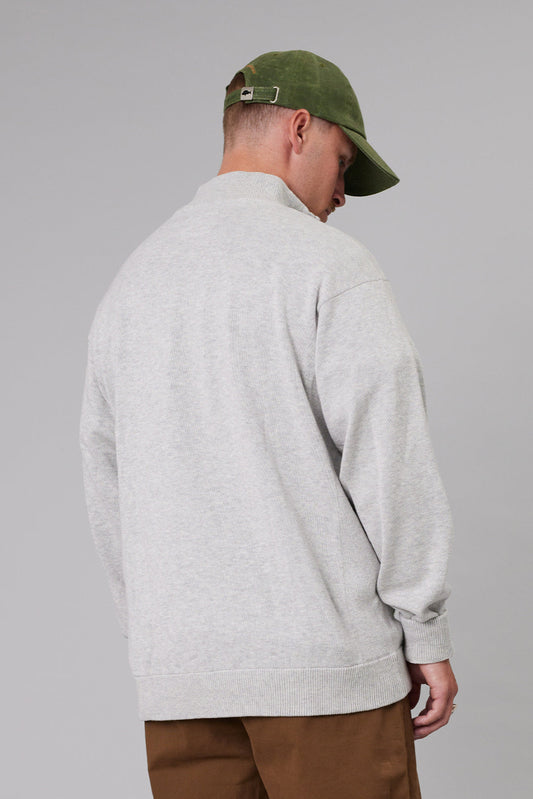 Stamp Keyport 1/4 Zip - Grey Marle