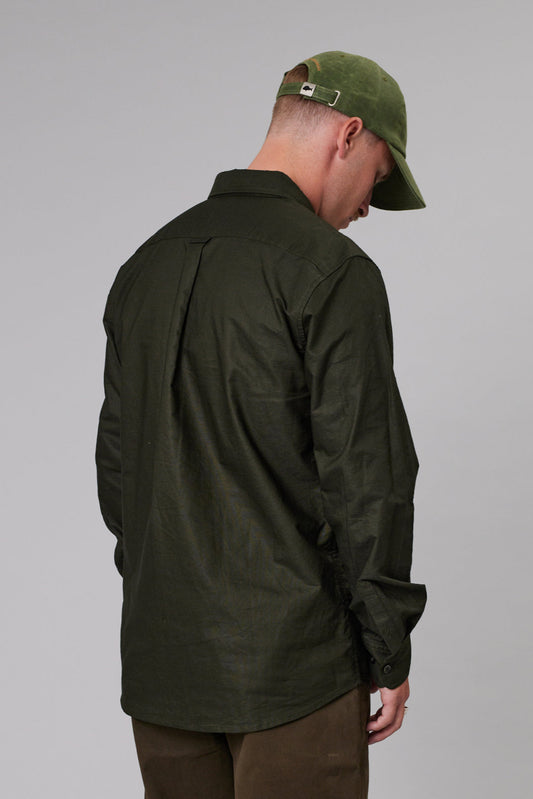 Stamp Work Shirt - Olive