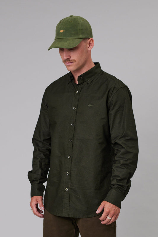 Stamp Work Shirt - Olive