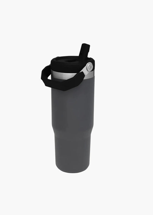 Flip Straw Tumbler - Charcoal