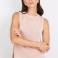 Salute Blush Relaxed Sleeveless Knit Top