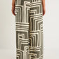 Conduct Khaki Maze Print Pull on Pant
