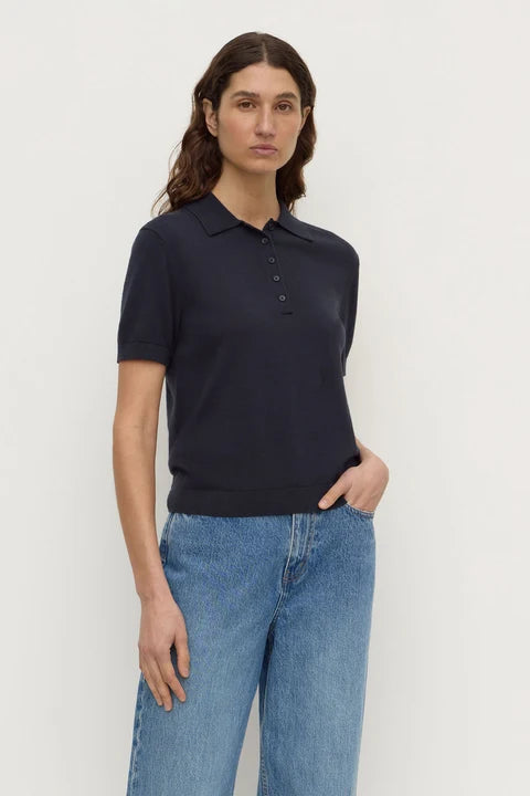 Sloane Cotton Cashmere Polo