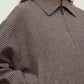 Solana Wool Jacket Brown Black Check