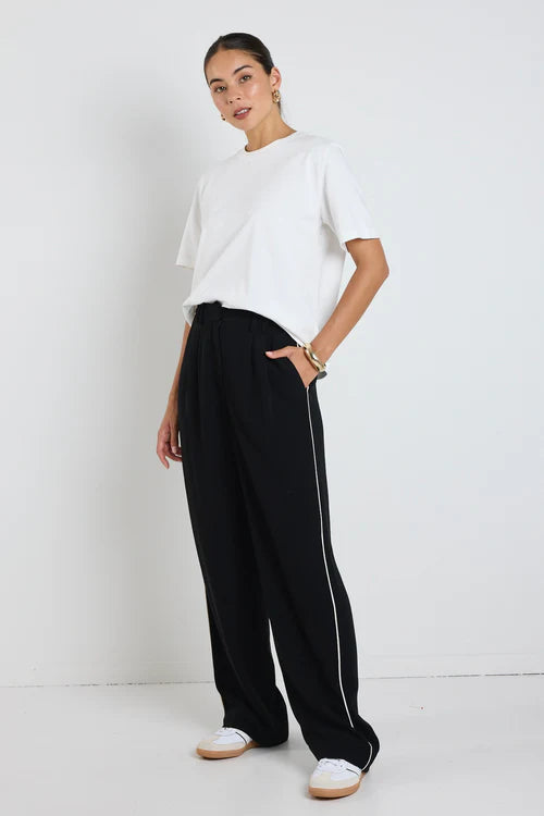 Collective Stripe Crepe Pants