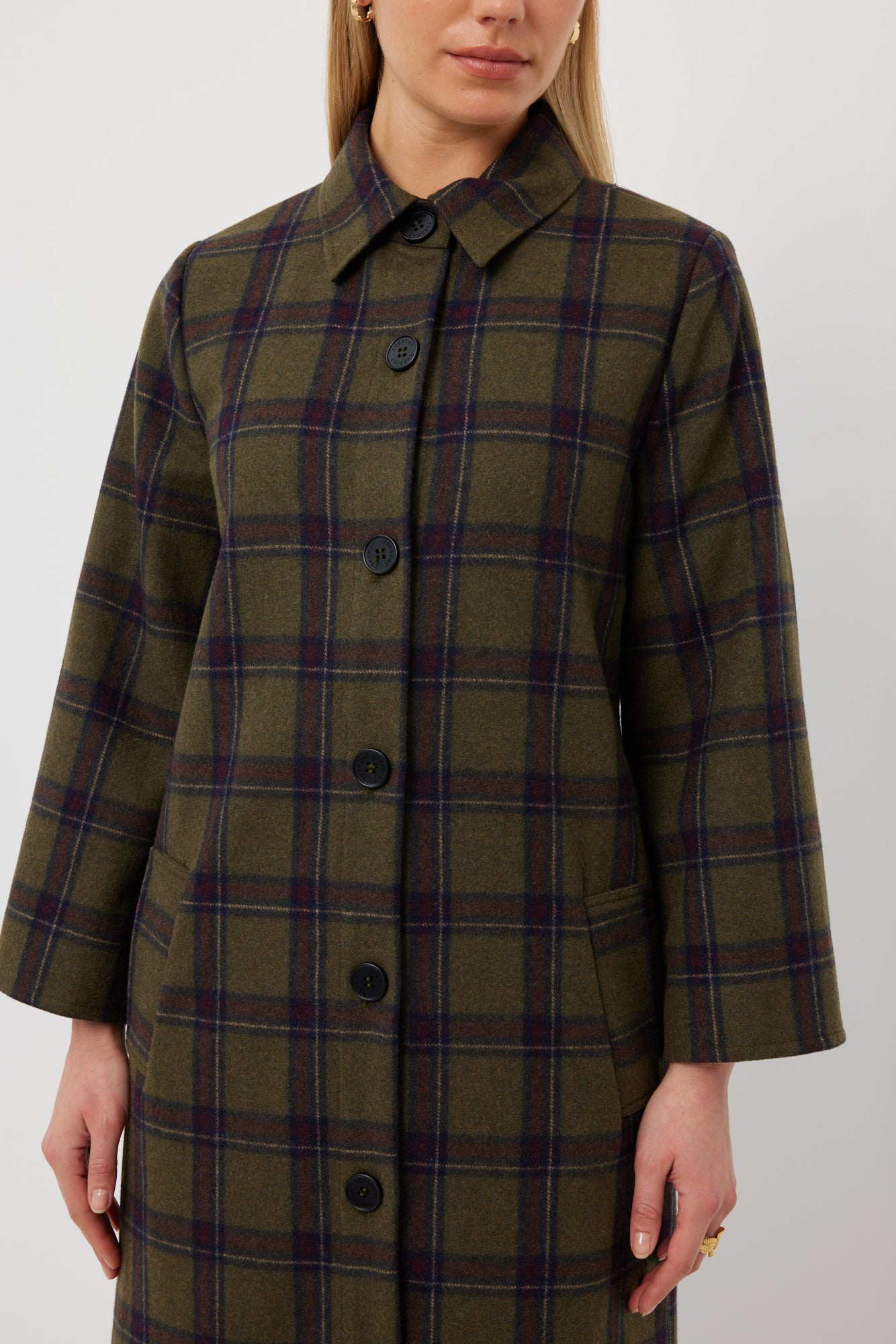 Kamali Coat - Rainforest Check