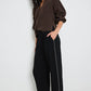 Truth Chocolate Collar Chunky Knit Jumper