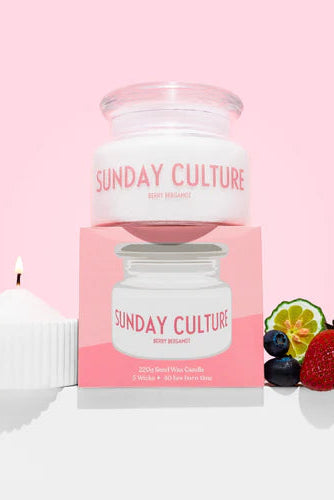 Sand Wax Candle - Berry Bergamot