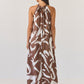 Halter Dress - Painterly