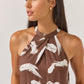 Halter Dress - Painterly