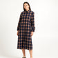 Kamali Coat - Navy Check