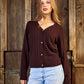 Muse Cardi - Chocolate Cable