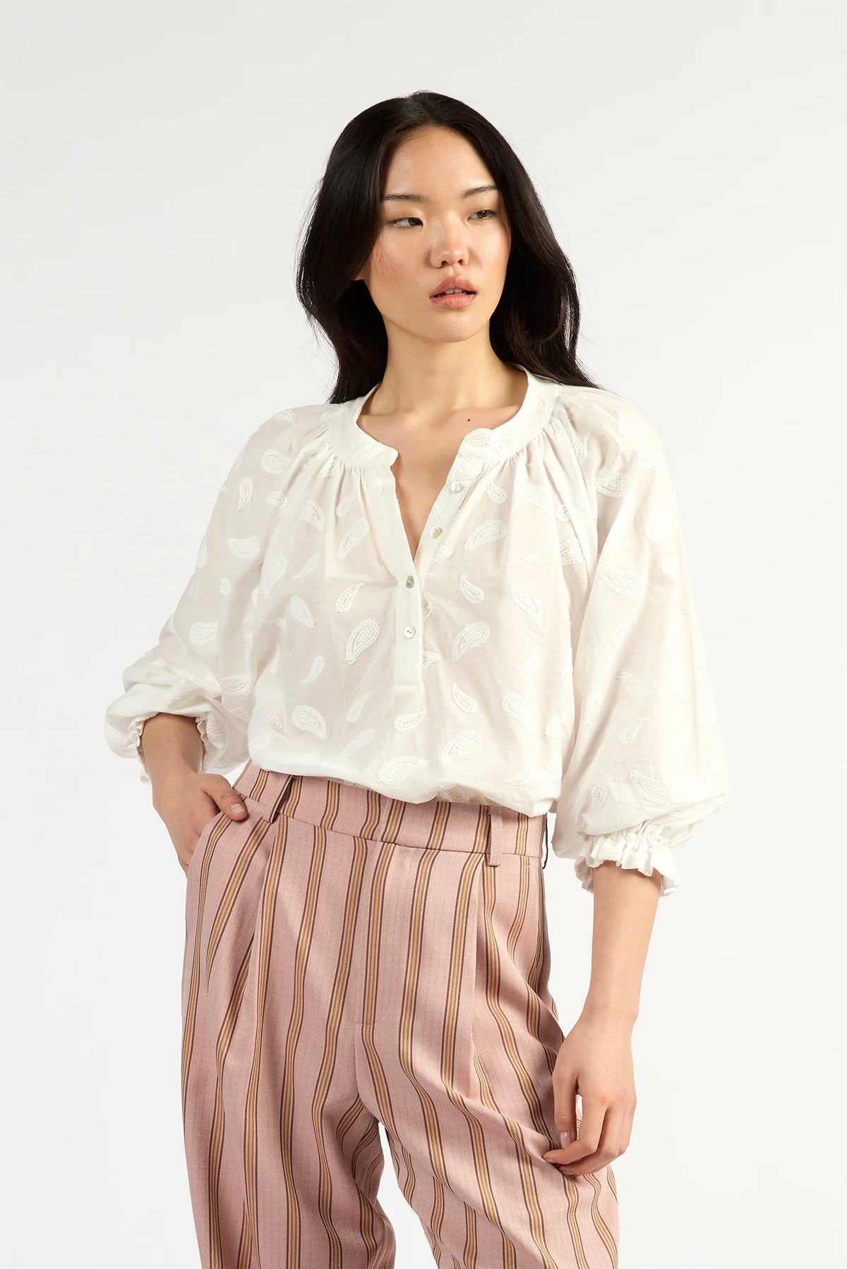 Artist Top Salt Embroidery