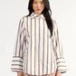 MARK SHIRT – CHOCOLATE STRIPE