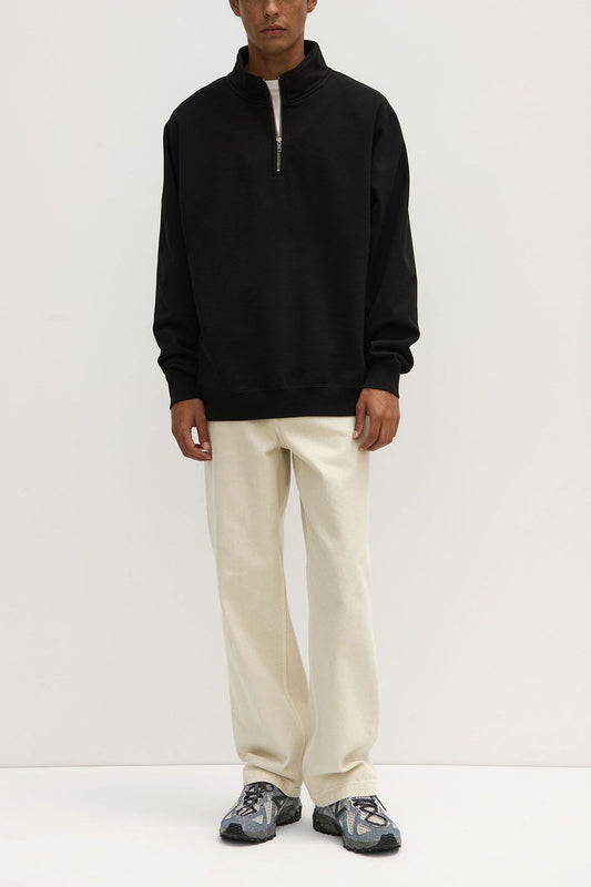 Weekender Funnel Neck Fleece - Black