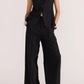 Athena Linen Pants - Black