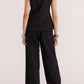 Athena Linen Pants - Black