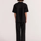 Dion Relaxed Pants - Black/Cream