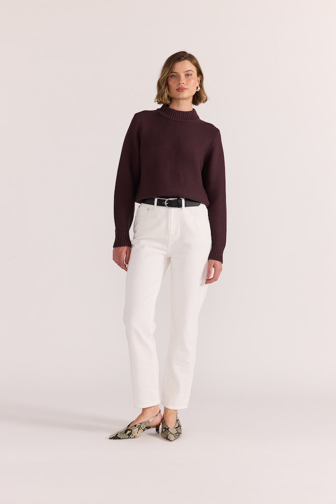 Peyton Jumper - Mahogny