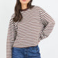 Unite Chocolate White Stripe Tee