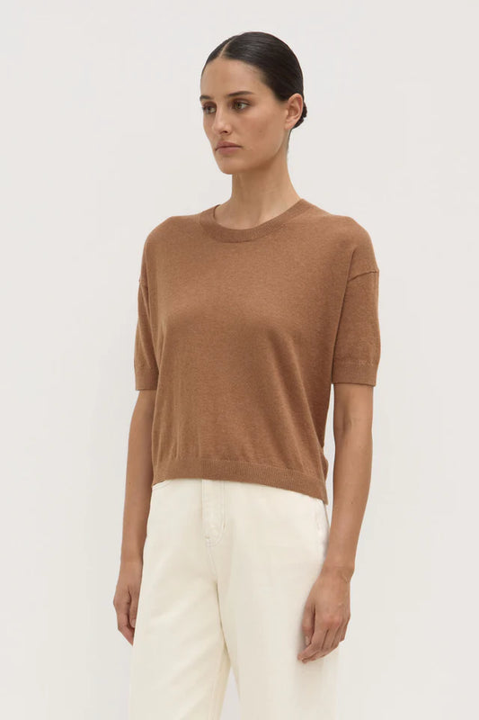 Vanya Cotton Cashmere Boxy Knit
