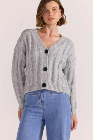 Wilmer Cardigan - Grey Marle